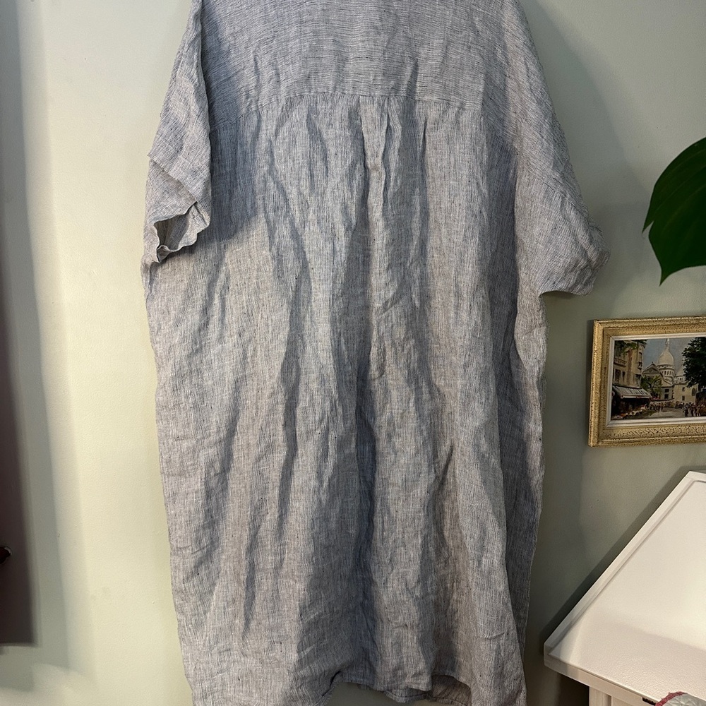 Eileen Fisher shirt Dress - Picture 3 of 5